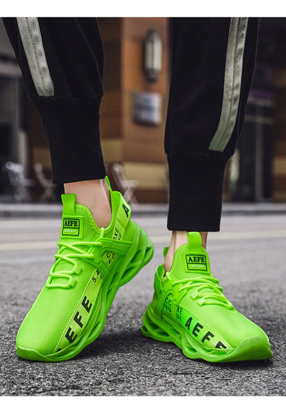 Tênis Masculino YRZL Calçados Masculinos Tênis Designer de Luxo Sapatos Masculinos Casuais Plataforma Antiderrapante Tênis de Corrida Masculino