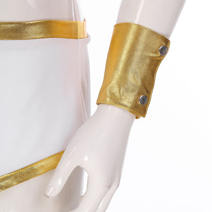 Men Roman Gladiator Costume Ancient Greek God Caesar Mini Skirt with Cuffs Halloween Theme Party Cosplay Outfits Fancy Dress Up