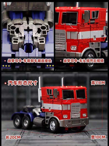 Robot Weijiang Optimus Commander W8022 Transformation Toys Model Black Apple OP Commander M01 Figure