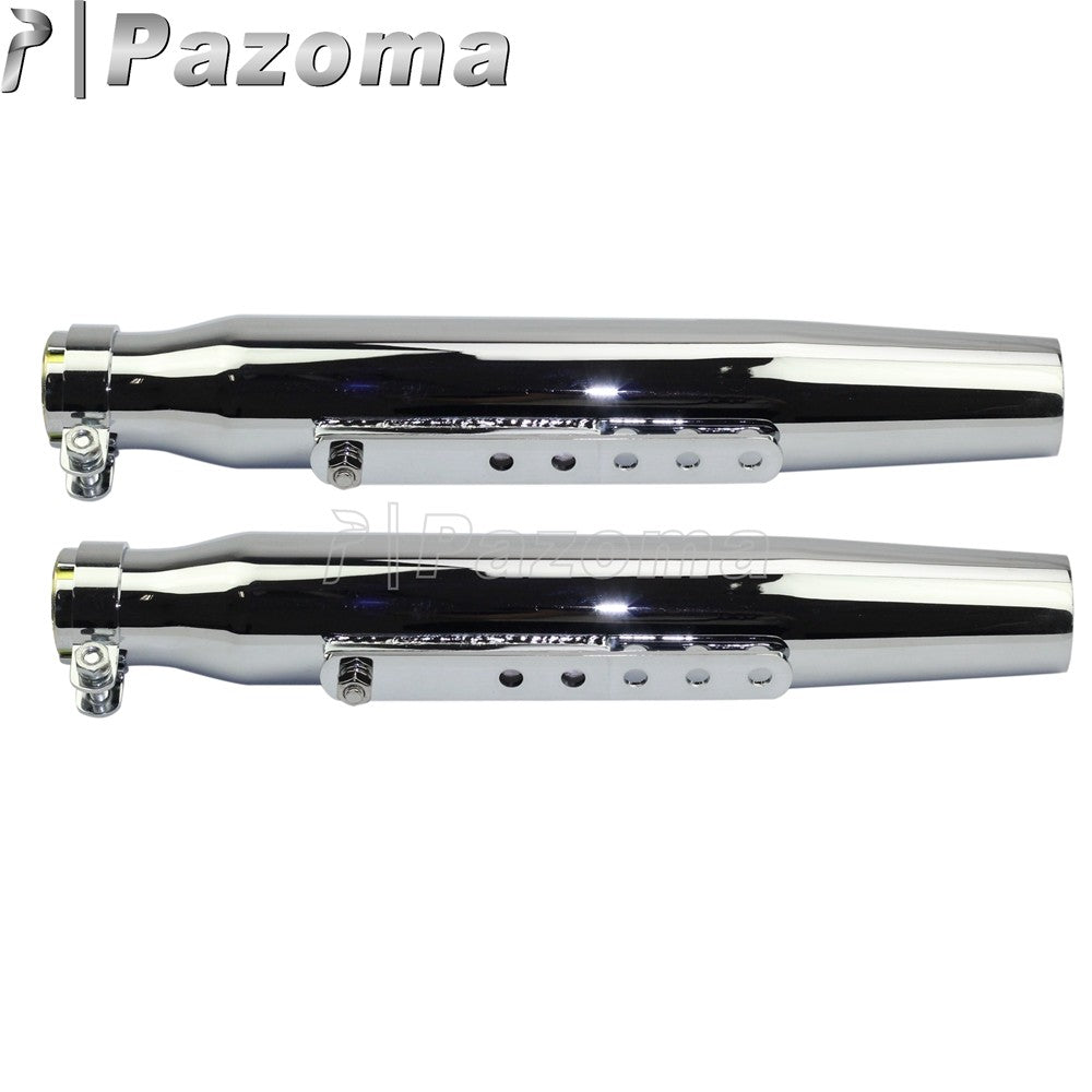Universal Motorcycle 34-41 mm Pipe Exhaust Muffler For Harley Sportster XL1200 XL883 XS650 Softai Dyna Bobber Chopper Silenc