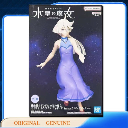 Bandai Original Genuíno BANPRESTO SULETTA CHUATURY NIKA MIORINE ELAN GUEL Qposket Bonecos de Ação de Anime Brinquedos de Presente Enfeites de Modelo