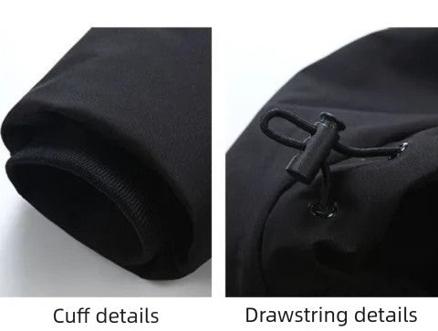 Men's Big & Tall Formal Down Overcoat - Hooded Winter Dress Coat for Professional Wear (Classic Heritage Style)