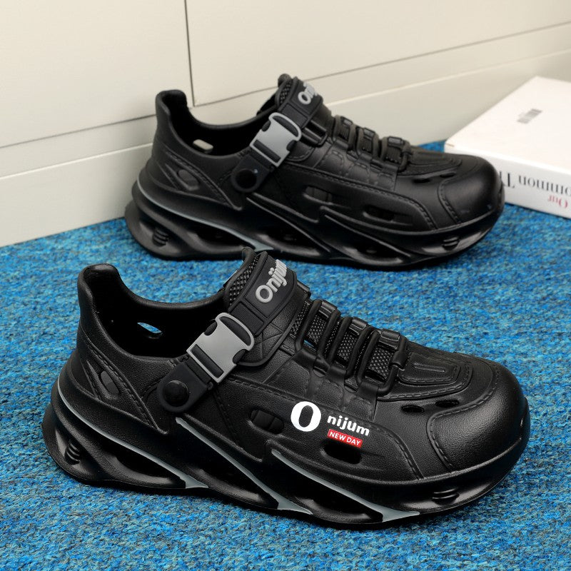 Men Outdoor Sandals Men's Outdoor Sandals Sport Slippers Beach Slides Breathable Clogs Men Casual Garden Shoes Non-slip Hiking