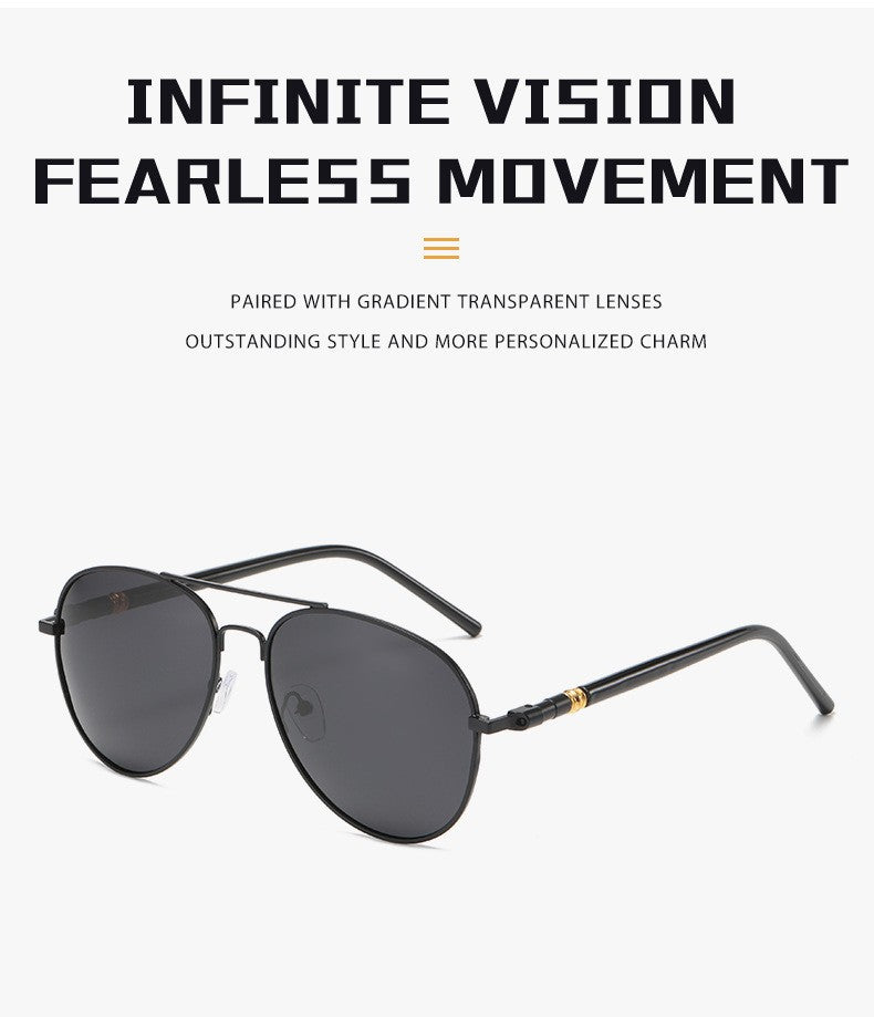 Pilot Men Classic Prescription Reading Sunglasses Black Lens Finished Presbyopic Readers Shade Outdoor Sun Glasses +1.0 to +4.0