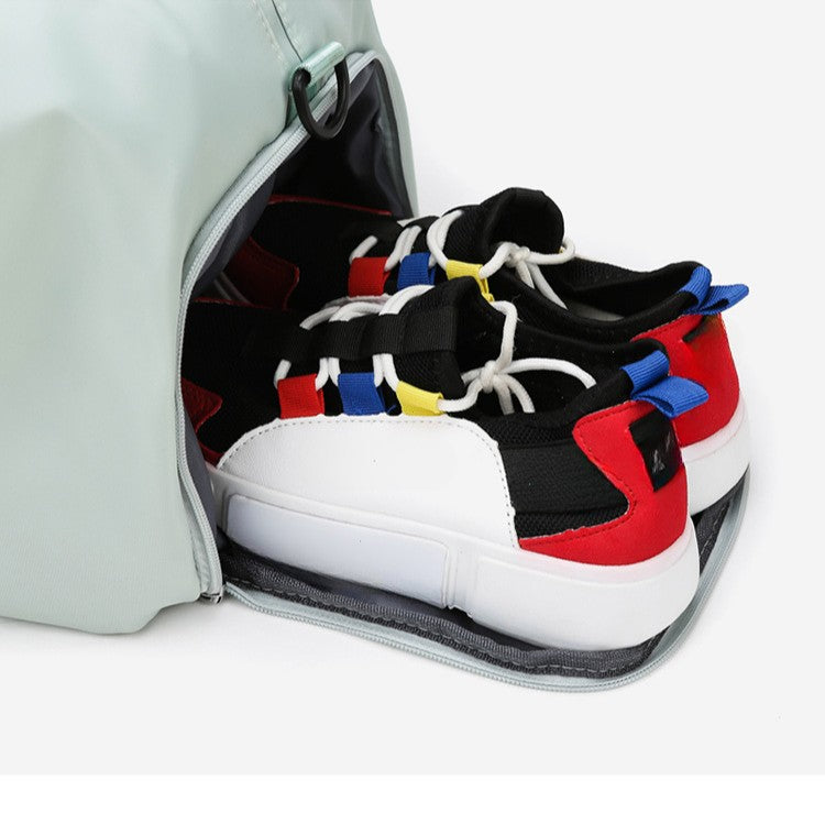 Women Gym Bag Sports Travel Dry Wet Bag Handbags Multifunction Swimming Tote Shoulder Weekend Fitness Duffle Yoga Shoes Daypack