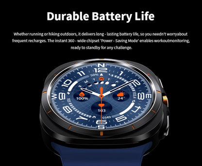 2025 New Watch8 Ultra Smart Watch Classic NFC Health Monitoring  Bluetooth Call 3ATM Waterproof HD Smartwatch For IOS Android