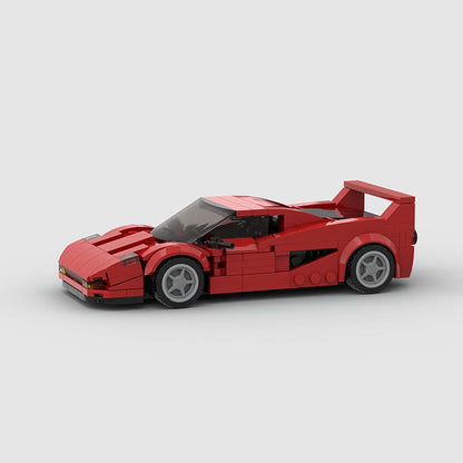 MOC Carro Esportivo de Corrida Veículo Cidade Speed Racer Modelo Técnico Blocos de Construção Tijolos Supercarro F1 Brinquedos Infantis Presentes para Meninos NSX