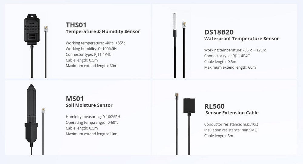 SONOFF TH Elite 16A 20A Wifi Interruptor Inteligente de Monitoramento de Temperatura e Umidade THS01 DS18b20 Sensor Casa Inteligente Via eWelink Alexa