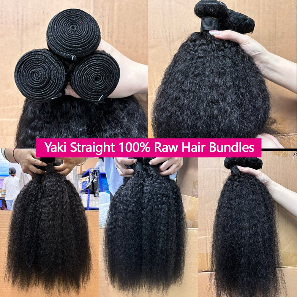 Cabelo Humano Liso Kinky Grau 12A, 100% Cabelo Humano Yaki Liso, 20 22 24 Polegadas, Entrega em 3-5 Dias