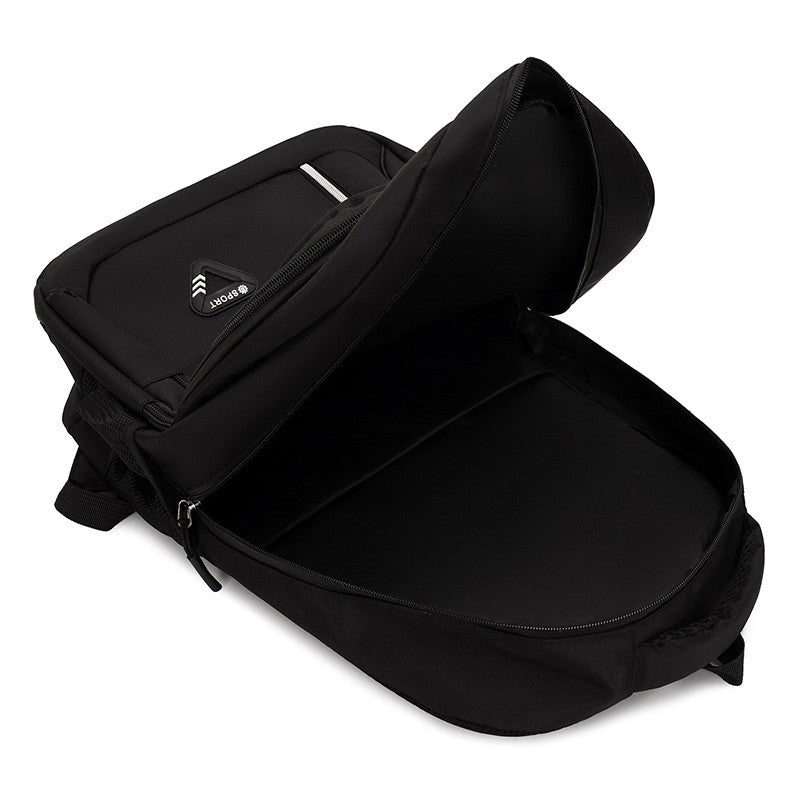 Mochilas Minimalistas de Grande Capacidade Masculinas Impermeáveis Oxford Mochila Escolar para Deslocamento Casual de Negócios Múltiplos Bolsos Bolsa de Viagem