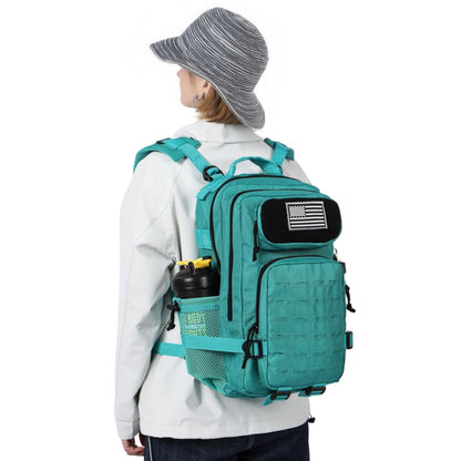 Mochila Impermeável 25L/50L com 2 Bolsos para Garrafas Academia Ao Ar Livre Viagem Caminhada Pesca Trekking Mochilas Bolsa para Notebook de 13 polegadas