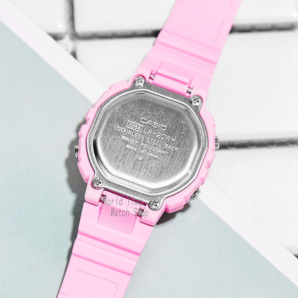 Casio Women's Watch Bright Colors Fashionable Simple Design LA-20WH Series