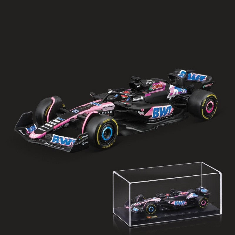 Bburago 1:43 Alpine F1 Team A524 2024 Liga Carro Miniatura Diecast Modelo #10 Pierre Gasly #31 Esteban Ocon Brinquedo Colecionável
