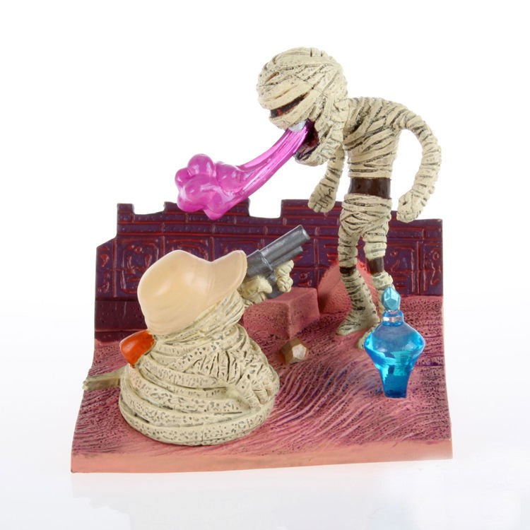 Clássico Jogo de Fliperama Japonês Metal Slug Hostage Wendigo Criativo Modelo de Múmia Gorda Boneco Brinquedos Sem Caixa de Varejo