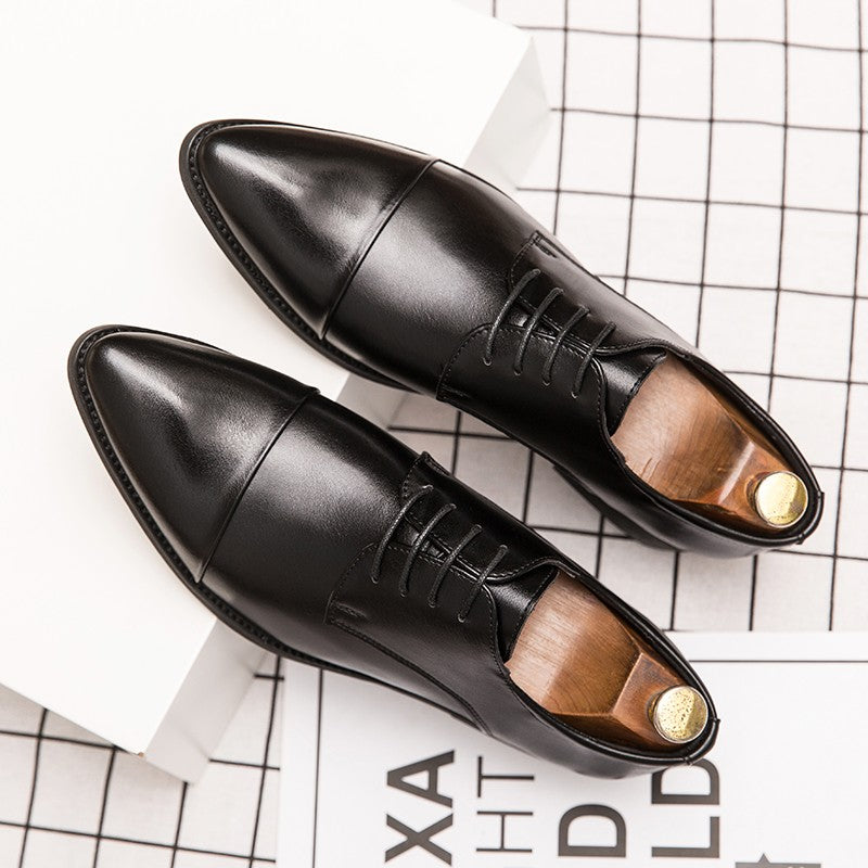 Men's Dress Shoes Classic Casual Business Leather Shoes Men Retro Office Wedding Leather Formal Social Brogues Shoes For Men