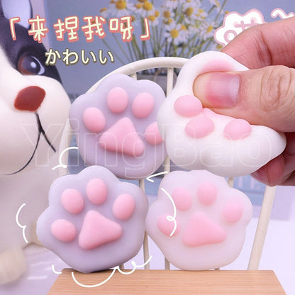 4/5/6PCS Kawaii Squishies Mochi Animal Antistress Toys Stress Relief Ball Relaxing Mood Squeeze Gifts Party Favors for Birthday
