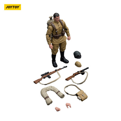 [EM ESTOQUE] JOYTOY 1/18 Boneco de Ação Exército da Segunda Guerra Mundial Militar Anime figuras Brinquedos Modelo
