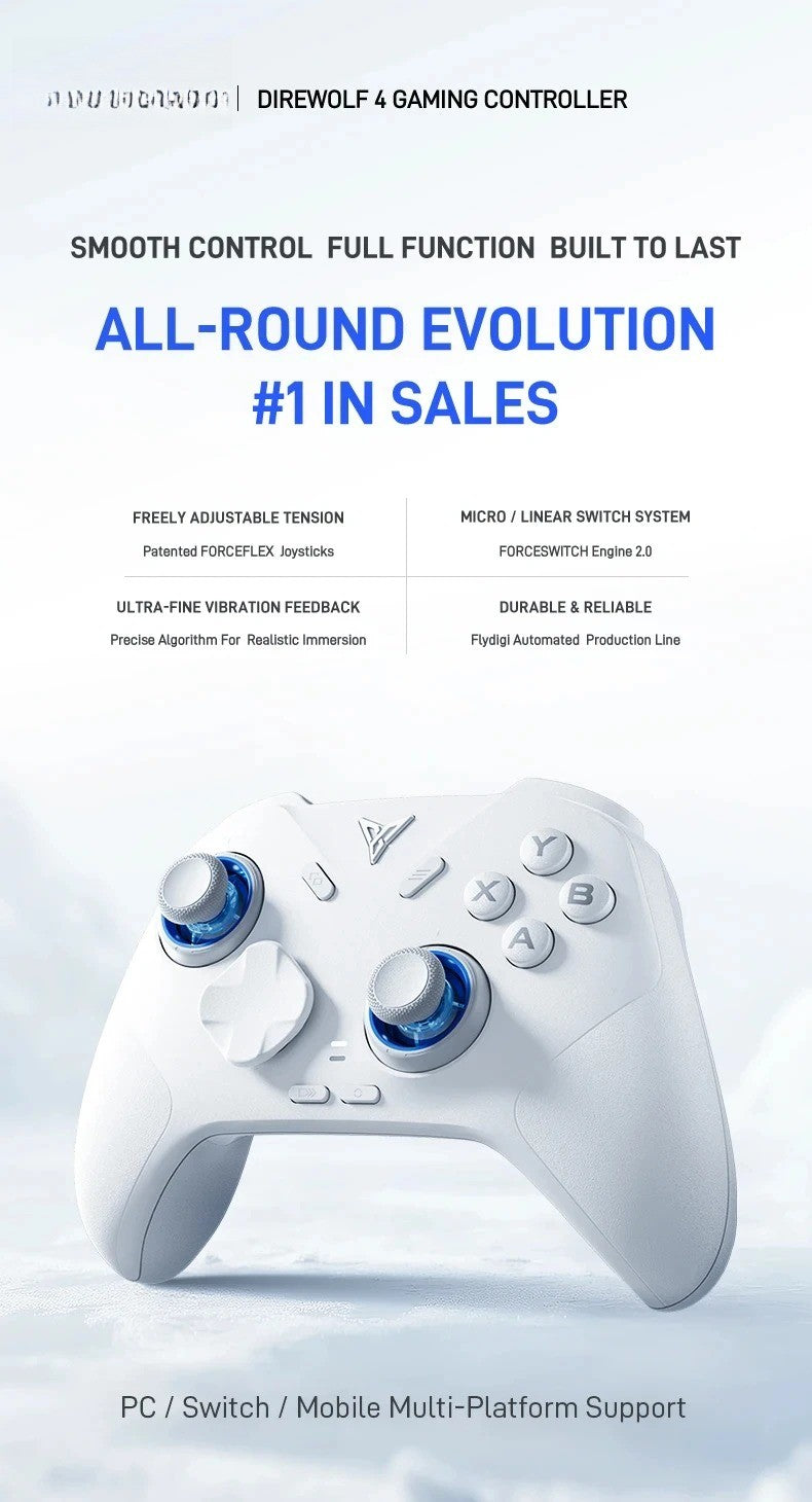 Direwolf 4 Series Arknights:Endfield Gamepad Perlica Joystick Force Adjustment Wireless Anime Game Controller for PC Switch