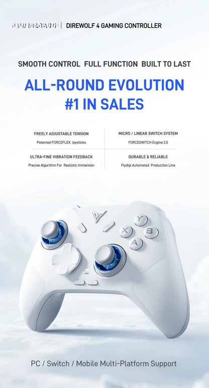 Direwolf 4 Series Arknights:Endfield Gamepad Perlica Joystick Force Adjustment Wireless Anime Game Controller for PC Switch