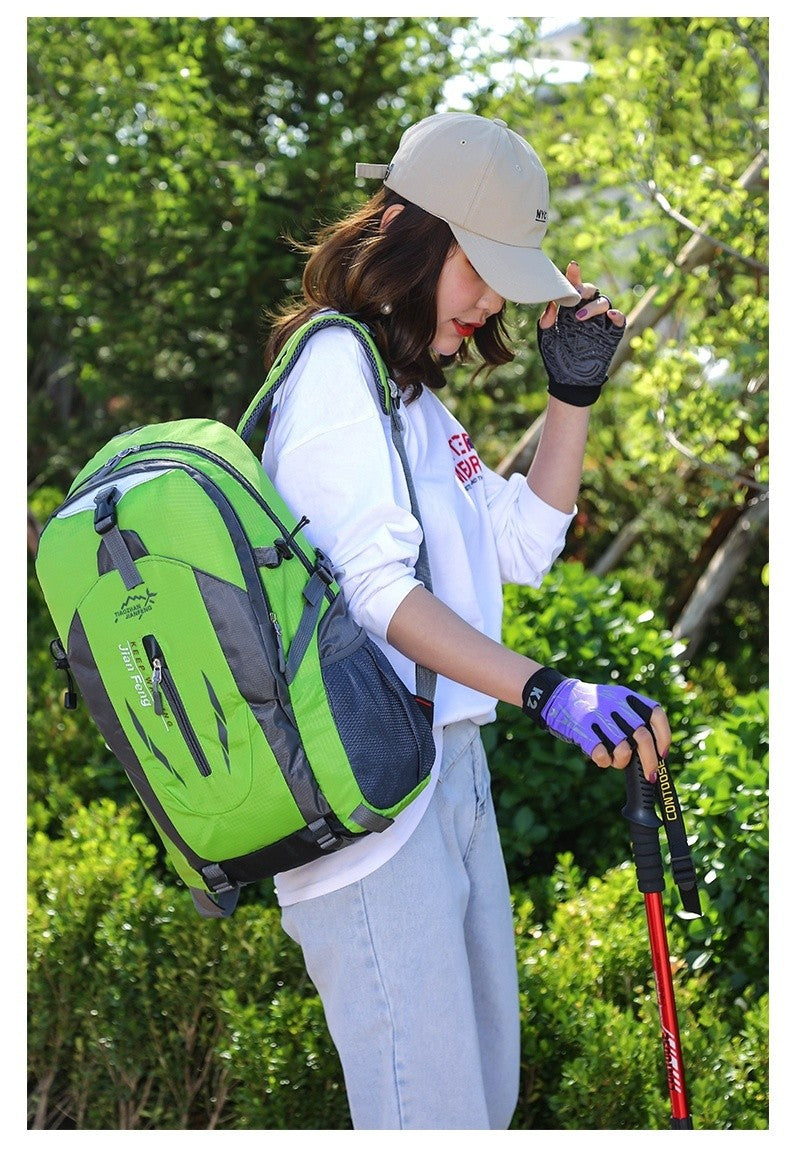 Mochila de Viagem Grande Capacidade Moda Masculina Escalada Esportiva Clássica para Viagem