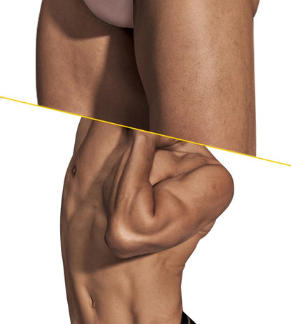 ORLVS Briefs Male Seamless Hip Design Mens Underwaer Super Large Wide 5cm Elastic Band Independent Codpiece Boy Short Pants