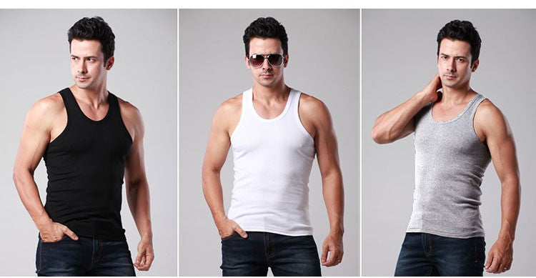 Men Stringer Tank Top Mens Bodybuilding Fitness Mens Singlets Lycra Tank Shirts Summer Clothes Muscle Vest Sleeveless Undershirt