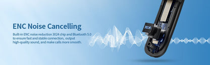 JIAMQISHI EH02U Wireless Bluetooth Headset ANC MIC for Work Computer Headphones USB Dongle Mute Mic for MacBook Headset Phone