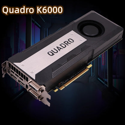 NOVO Para NVIDIA Quadro K6000 12GB GDDR5 Placa Gráfica Profissional GPU Para Design e Renderização
