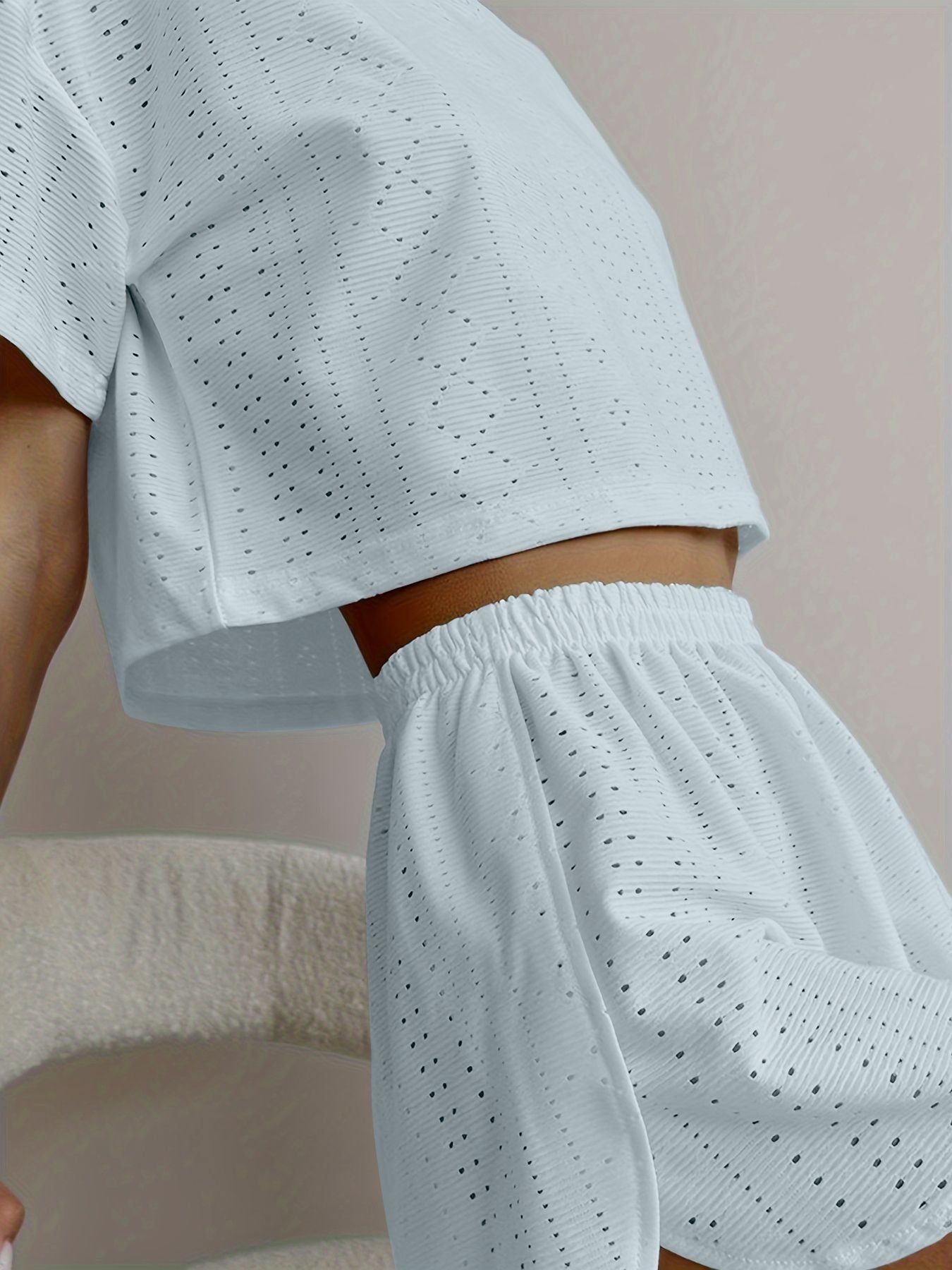 Solid Casual Pajamas For Women Two Pieces Sleepwear Women's Pajama Shorts Loungewear Sets Nightwear Female Home Suit Clothes