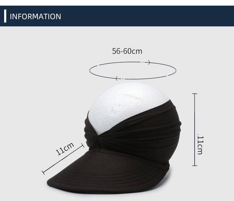 Sport Sun Visor Hats Empty Top Baseball Sun Cap Ladies Sun Hats with UV Protection Beach Sun Hats for Young Girls Women
