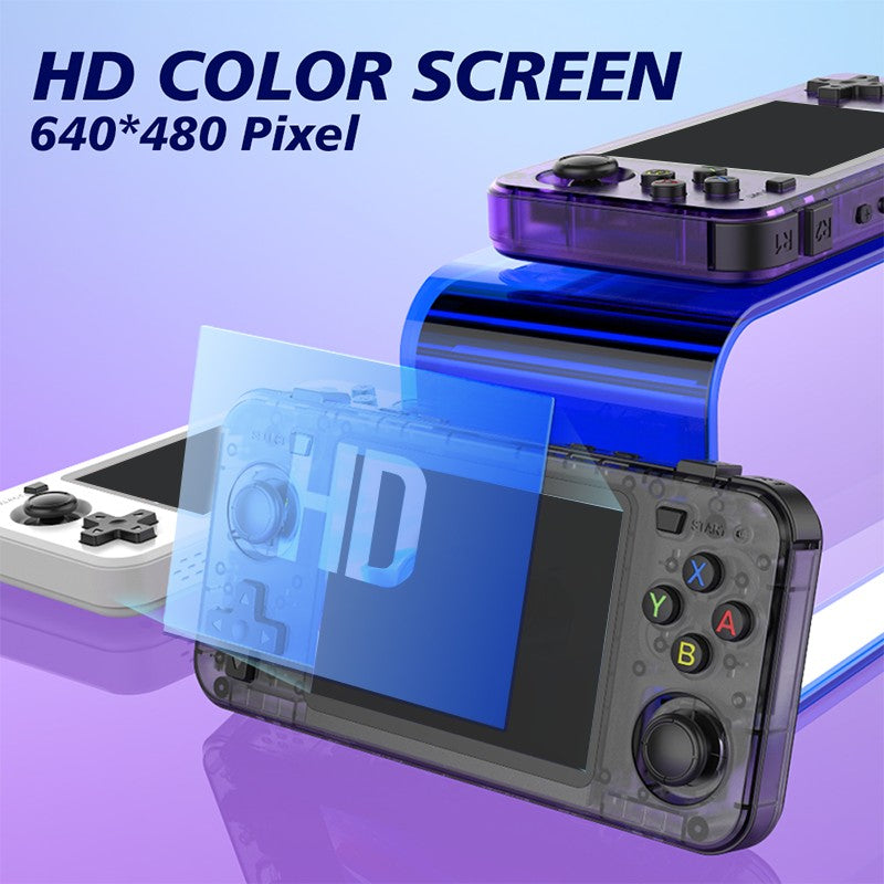 New R36H Retro Handheld Console Open-Source Linux System Classic Game Consoles 3.5 inch IPS Screen 64G Portable Video Player