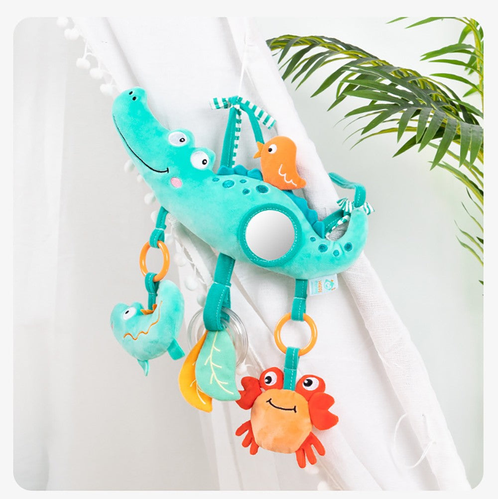 Brinquedos de Arco para Carrinho de Bebê, Brinquedo para Pendurar no Assento do Carro, Pelúcia Macia para Bebês com Som de Sinos de Vento, Bonecos para Bebês, Presente para Recém-Nascidos