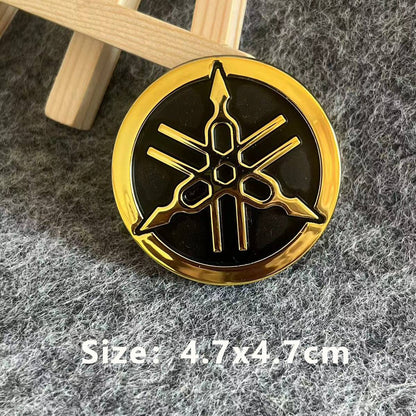 Para adesivo de motocicleta Yamaha 3D, decalque de logotipo de emblema