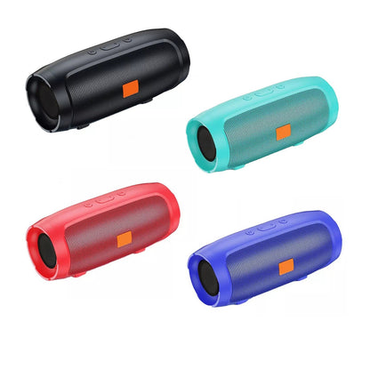 Caixa de som Bluetooth JBJ007, subwoofer, alto-falante estéreo portátil pequeno para ambientes externos, alto-falante sem fio Bluetooth inteligente para casa