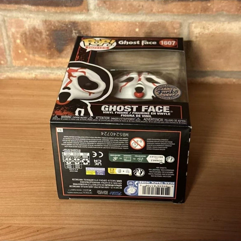 Funko Pop Scream Ghost Face Genuine Action Doll Model Killer Ghost Face (Bloody) Vinyl Dolls Limited Edition Collect Toys Gift