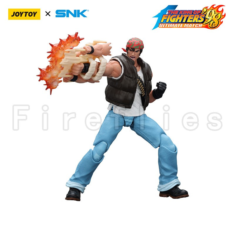 [Pré-venda] 1/18 JOYTOY Boneco de Ação SNK KOF'98UM Ikari Warriors Team Anime Modelo de Brinquedo