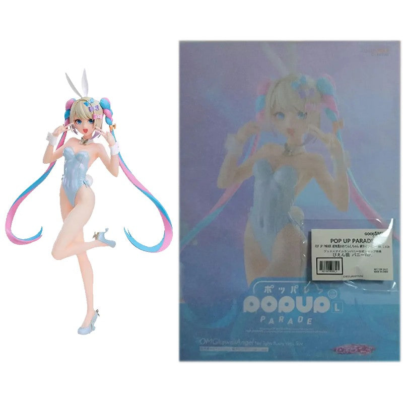 Good Smile Original POP UP PARADE NEEDY GIRL OVERDOSE OMGkawaiiAngel Meia-calça de rede Coelho Ver. Tamanho G Bonecos de ação de anime Brinquedos Presente