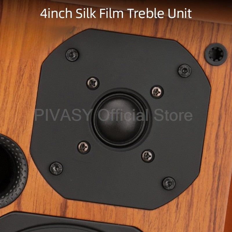 Caixa de Som Bookshelf HiFi 5 Polegadas 4ohm Passiva Alta Fidelidade de Madeira para Mesa 10W-50W Áudio para Home Theater Gamer