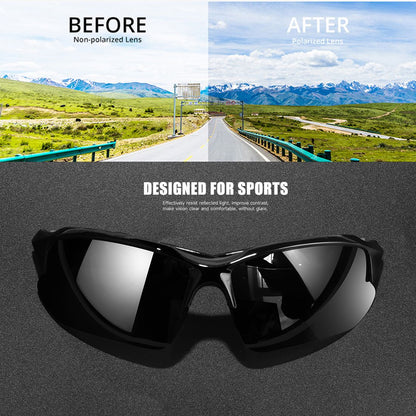 2pcs/4pcs TAC Lens AWGSEE Polarized Sports for Men, PC Frame, Multi-Color Coating, for Fishing, Running, Daily Casual Wear