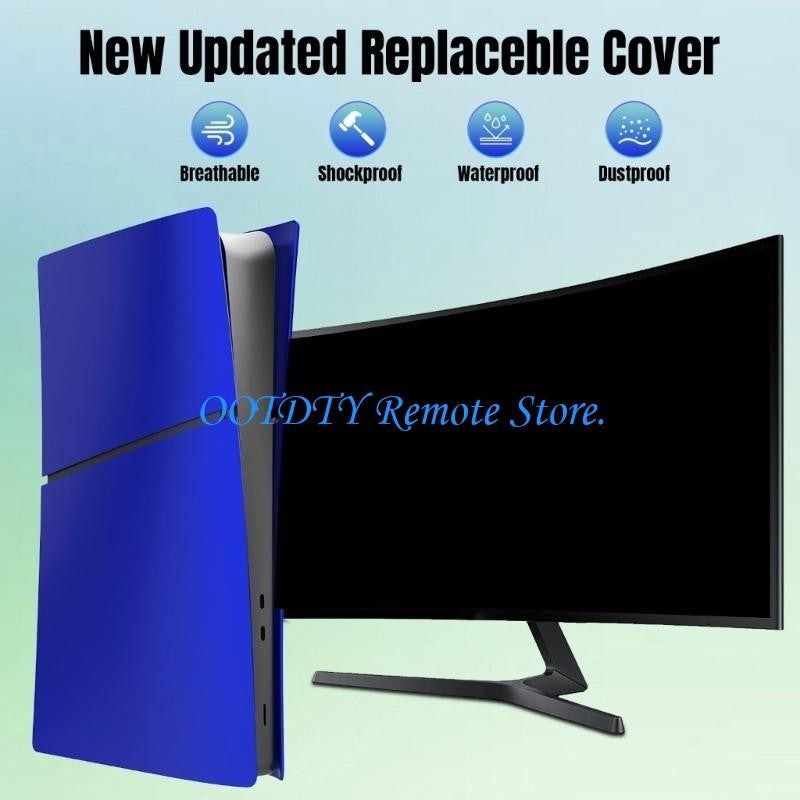 Console Case Replacement Shell Fit for Slim Digital Version Hard Faceplate