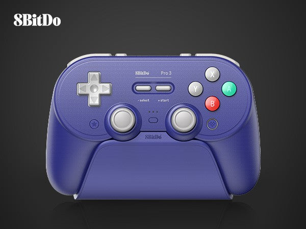 8BitDo Pro 3 Bluetooth Controller for Nintendo Switch 1/2 with TMR Joysticks, Charging Dock for Windows, Apple, SteamOS, Android