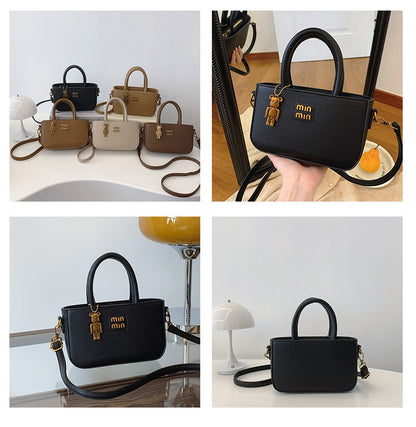 2025 New Trendy Women's Small Square Bag Minimalist Luxury Shoulder Bag for Mobile Phone Girl Fashion Crossbody Pouch Purse