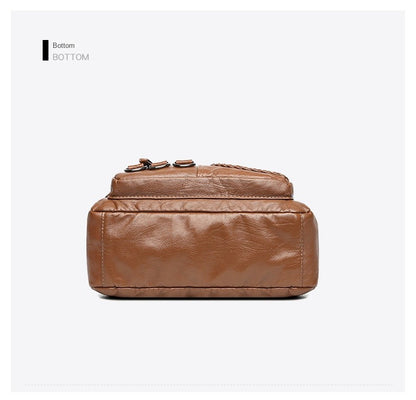 New Arrival Crossbody Shoulder Bag Soft Washed Leather Women's Mini Bag Versatile Handbag