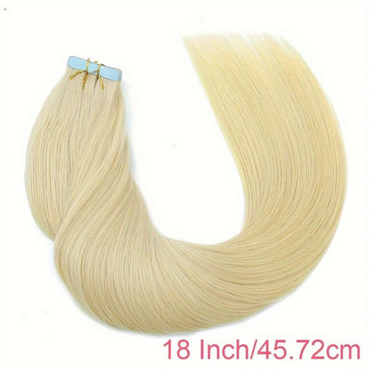 HAIRTIME Invisible Tape in Human Hair Extensions 613 Hair Seamless Human Hair Tape In Extension Human Hair