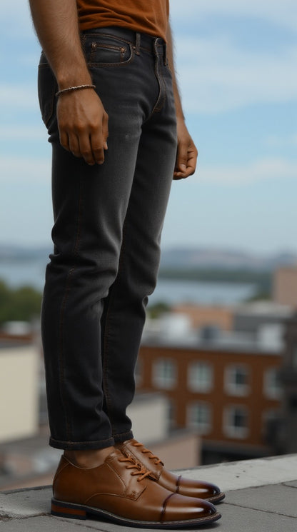 Men's Dress Shoes Fashion Comfortable 2025 Brand Leather Shoes Men