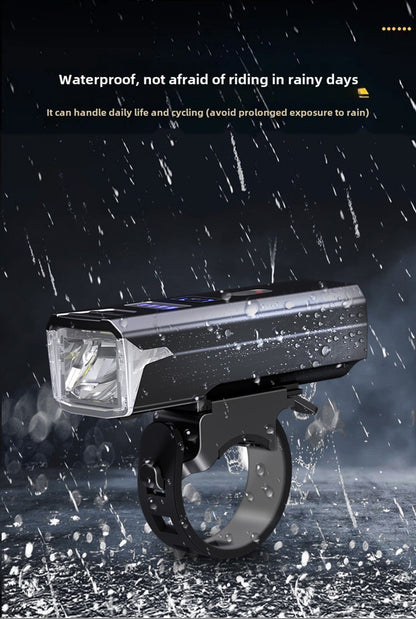 BUCKLOS Bicycle Front Light 18650 Battery Type-c Rechargeable Bike Headlight Powerful Handlebar Flashlight Cycling Highlights