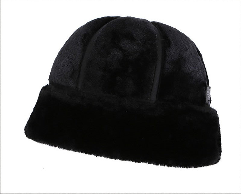 Brand New Style 2025 Retro Cowhide Bomber Hat Winter Keep Warm Caps Men Women Real Leather Cap Thick Velvet Dad Hat Leather Hat
