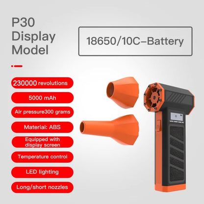 Portable 280000PRM High-speed Turbo Fan Violent with Workinglights 10000mAh Rechargeable Electric Air Duste Home Violent Blower