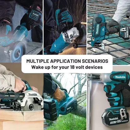 Bateria recarregável Makita 18V 6.0AH 9.0AH 100% original, bateria para ferramenta elétrica Makita BL1840 BL1830B BL1830B, carregador 18V