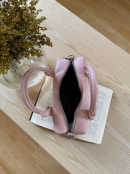2025 new retro crossbody bag, shoulder bag, pillow bag, bowling bag, fashionable casual business daily commuting women's bag